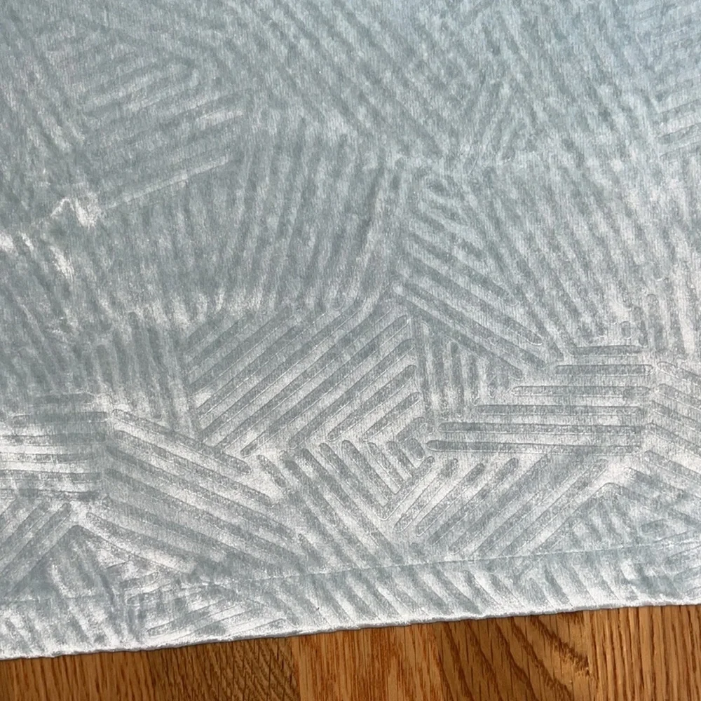 New Anthropologie Raquel Curtain light blue